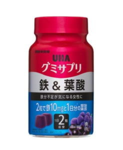 UHAグミサプリ鉄＆葉酸